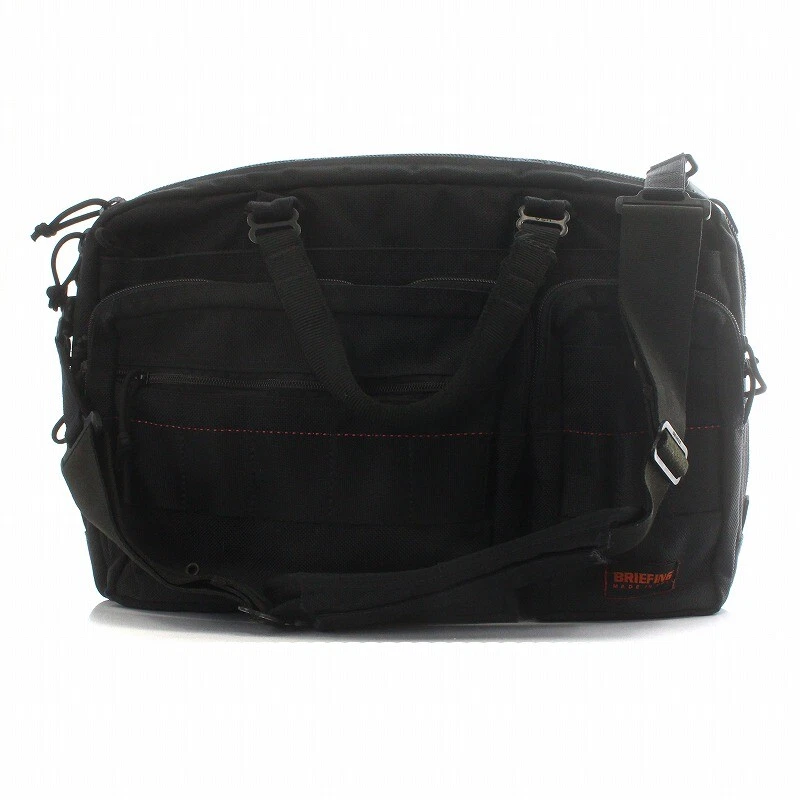 [Japan Used Fashion] Briefing Handbag Shoulder Bag 2Way Nylon Black /Ir  Gy05 Men