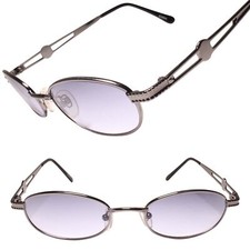 90s Y2K Classic Look with Genuine Vintage Rectangle Gunmetal Stylish Sunglasses