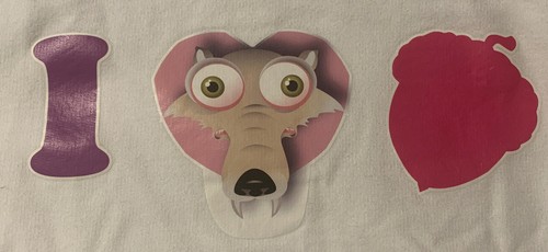 NEW Child’ ICE AGE White w/ Pink Trim Hoodie Size 9-11 Listing #542 - Picture 11 of 11