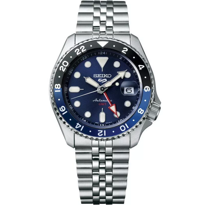 SEIKO 5 Sports SBSC003 SKX Sports Style GMT Mechanical Automatic Watch Men's