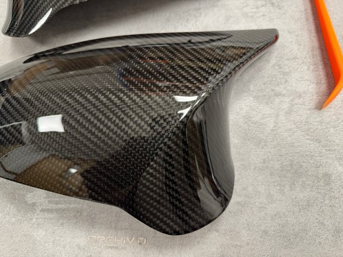 Dry Carbon Fibre Pre Preg Wing Mirror Cover Caps BMW F80 M3 F82 M4 F87 M2 RHD - Picture 12 of 12