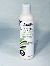 Lusti Argan Oil 4 in 1 Leave in Conditioner Softens Detangles Lot of 4x9oz Ea