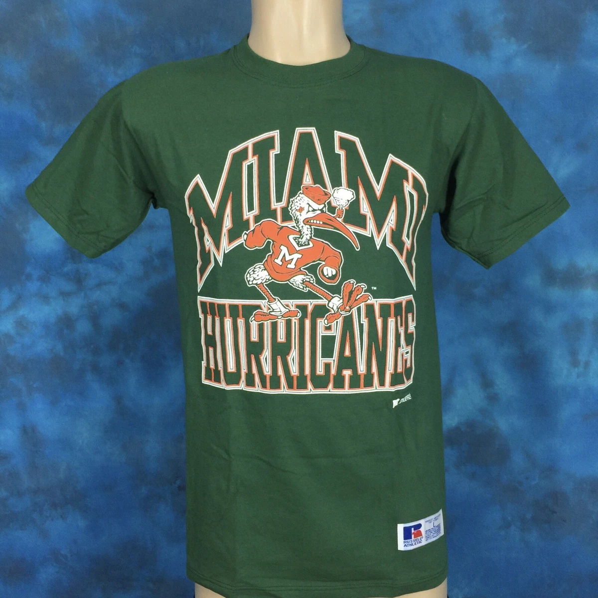 Vintage 1991 University of Miami Hurricanes T-Shirt Size XL