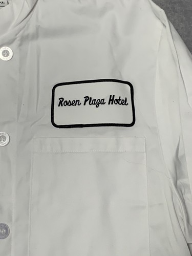Chef Works Chef Coat Size XL White Kitchen Uniform Rosen Plaza Hotel Cook NWT - Picture 3 of 12