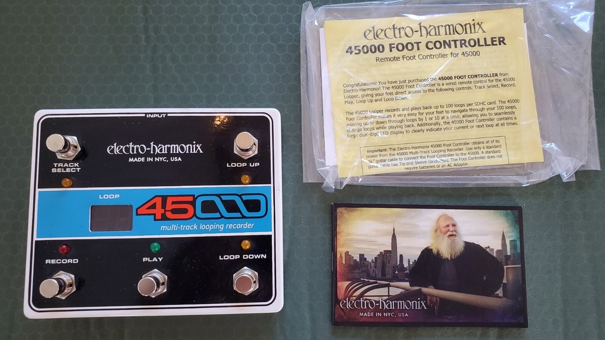 Electro-Harmonix 45000 4-Track Looper Pedal & Foot Controller