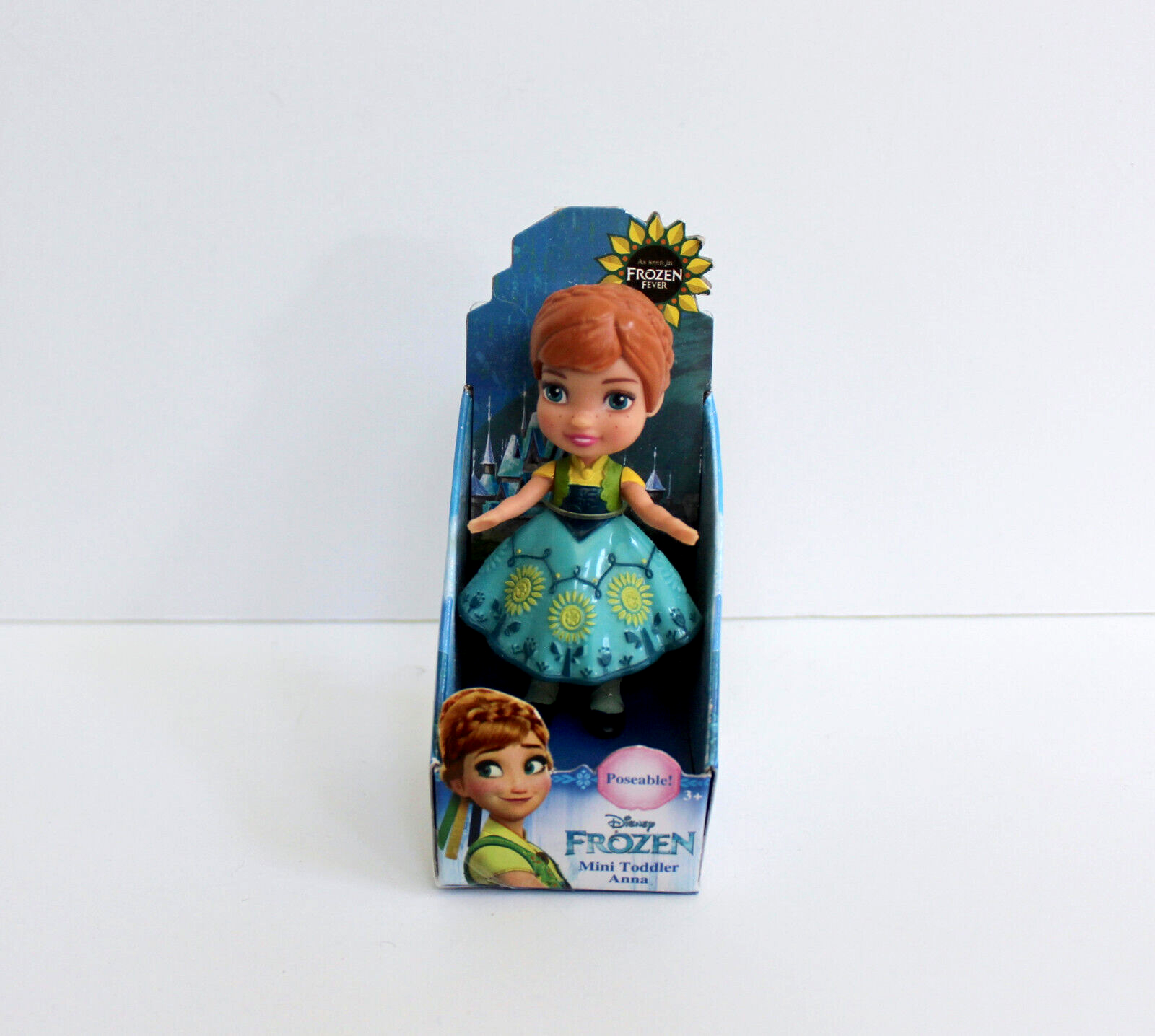 Disney Frozen Anna Small Doll in Travel Look, Posable with