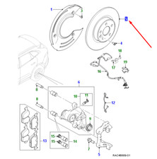 JAGUAR F-PACE X761 Bremsscheibensatz hinten T4A45235 NEU ORIGINAL