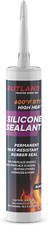 Rutland 600 F RTV High Heat Silicone, High Temperature Sealant, Black, 10.3 Oz C
