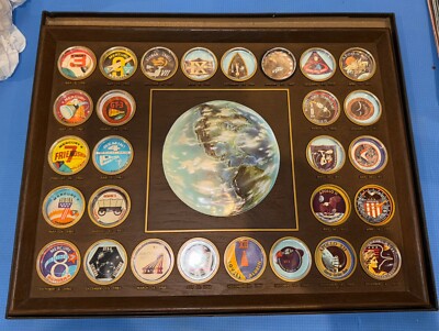 NASA Tours KSC-FL Space Missions Poser  Paper 20 1/2 X 15 1/4 Missing 3 Circles