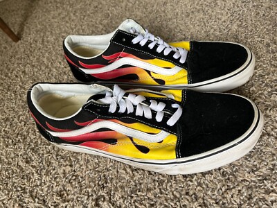 Size 10.5 - VANS Old Skool Flames