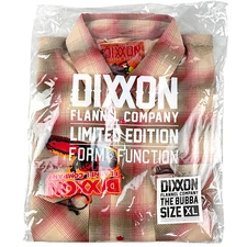 Dixxon Flannel "Bubba" Mens XL Texas Chainsaw Horror Plaid Pearl Snap Shirt