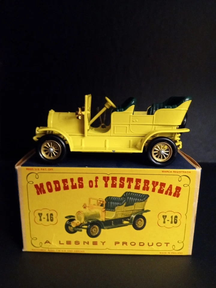 Matchbox Y16 Spyker VNM 1961 Yellow  In  Crisp Original Box - Image 3 of 4