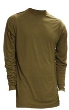 USGI Flame Resistant USMC FROG Silkweight Long Sleeve Undershirt - Coyote