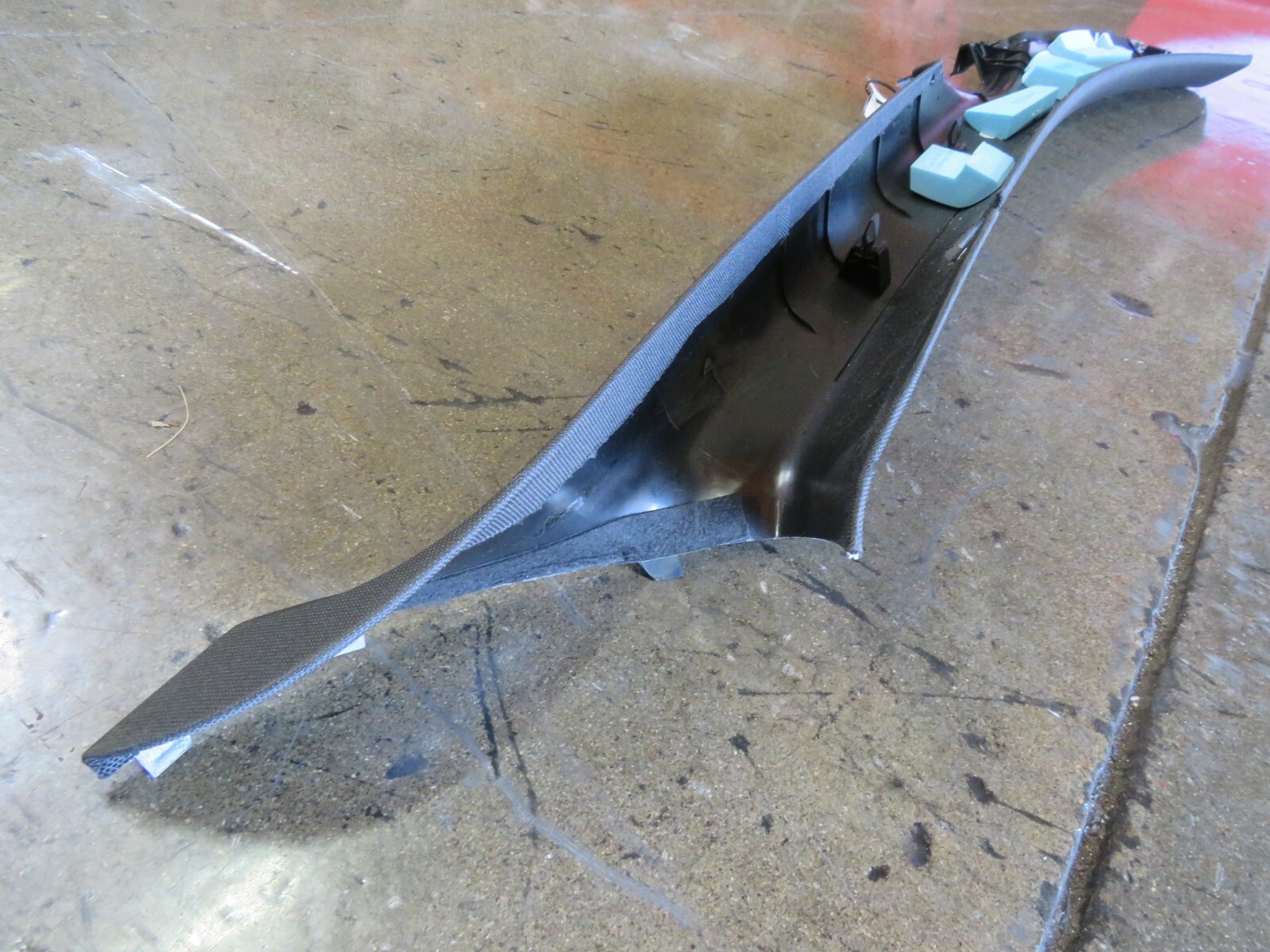 Lamborghini Huracan, LH, Left, Upper A-Pillar Trim, Used, P/N 4T0867233K