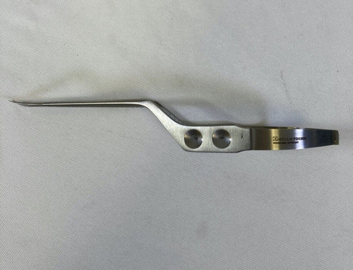 Aesculap FD035R Micro Form Scissors Bayonet Curved Up Serrated 80mm x 200mm