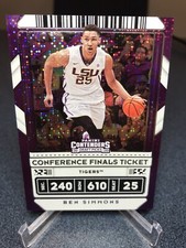 2020 Contenders Draft Picks Variation Conference Finals Ticket /75 Ben Simmons
