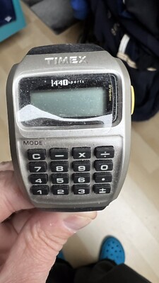 Timex Sports 1440 Indiglo Calculator, Unisex
