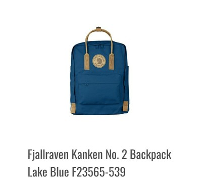 kanken no 2 blue