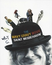WAVY GRAVY - WOODSTOCK CULTURAL ICON SIGNED AUTHENTIC 8X10 PHOTO COA HIPPIE