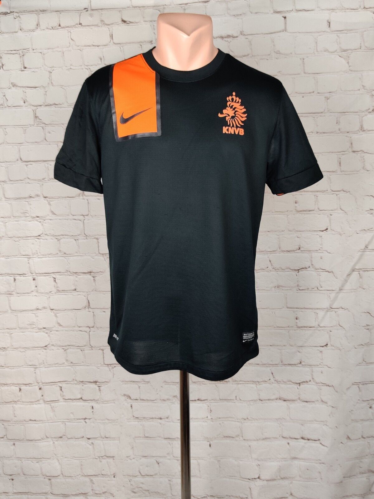 Vooruitgang Nadeel nadering Football shirt soccer FC Netherlands Holland Away 2012/2013 Jersey Nike  Black M | eBay