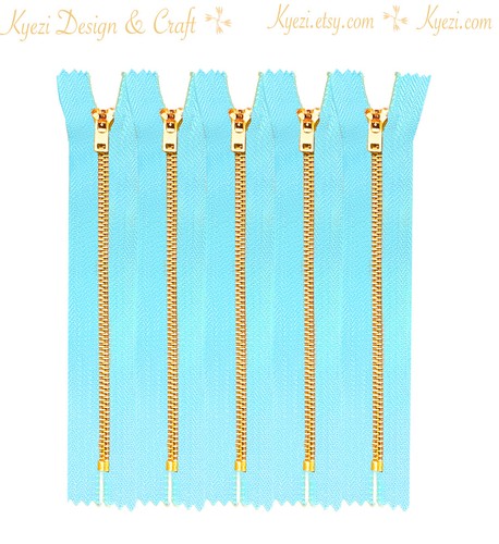 3 5 10 pcs Jeans #5 Closed End Metal Zippers Locking Slider 9", 10", 11" inch - Picture 28 of 52