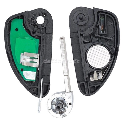 3 Tasten Auto Klapp Schlüssel Für Alfa Romeo 147 156 166 GT 433MHZ ID48 Chip - Bild 3 von 6