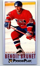 1993-94 PowerPlay #366 Benoit Brunet  Montreal Canadiens V78061