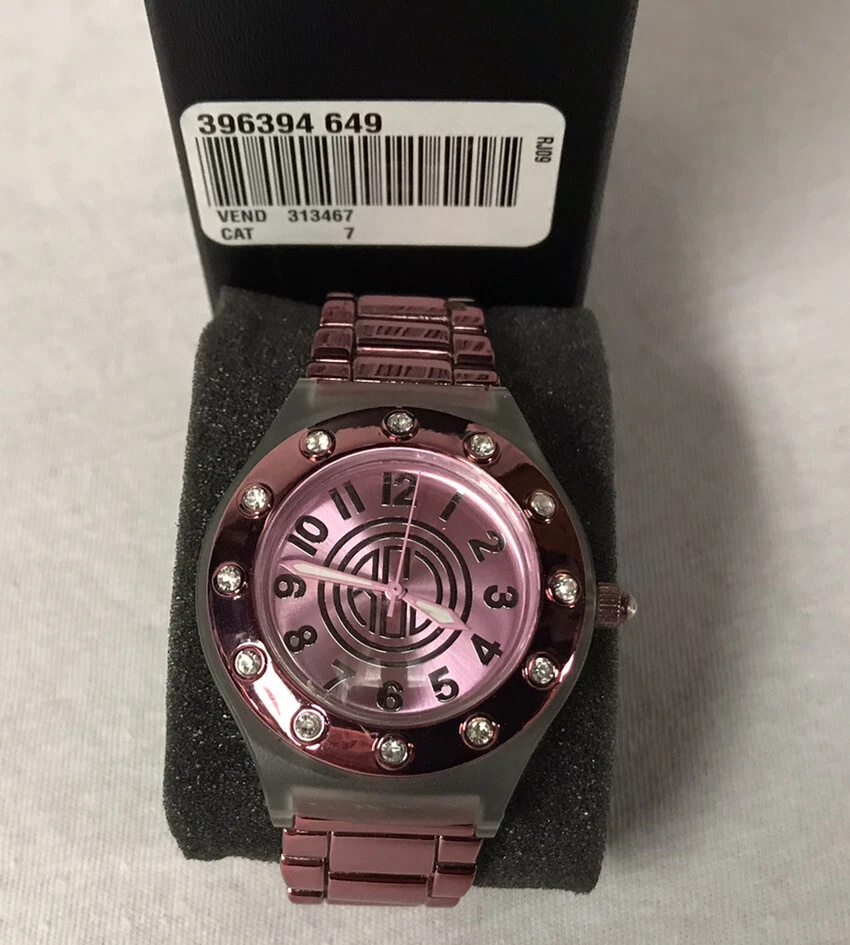 R. J. Graziano Watch with Jewels and Pink Band New In Box