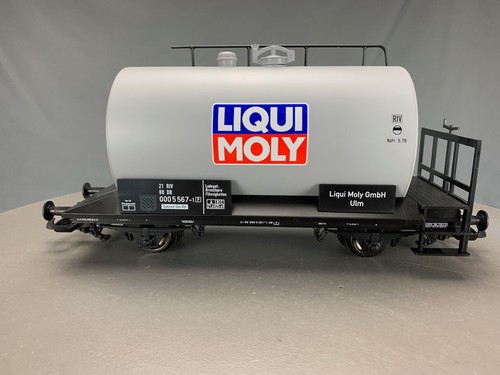 G PIKO 37916 Kesselwagen LIQUI MOLY Tank Car w/Brake Platform MTL WLS G522 LZ - Picture 5 of 12