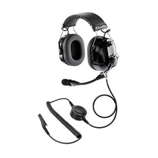 ArrowMax Over The Head Black Noise Cancelling Headphone for Motorola R7 MXP600