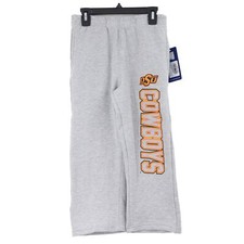 OSU Oklahoma State Cowboys Boys Sweatpants, Small 6/7 , Heather Grey