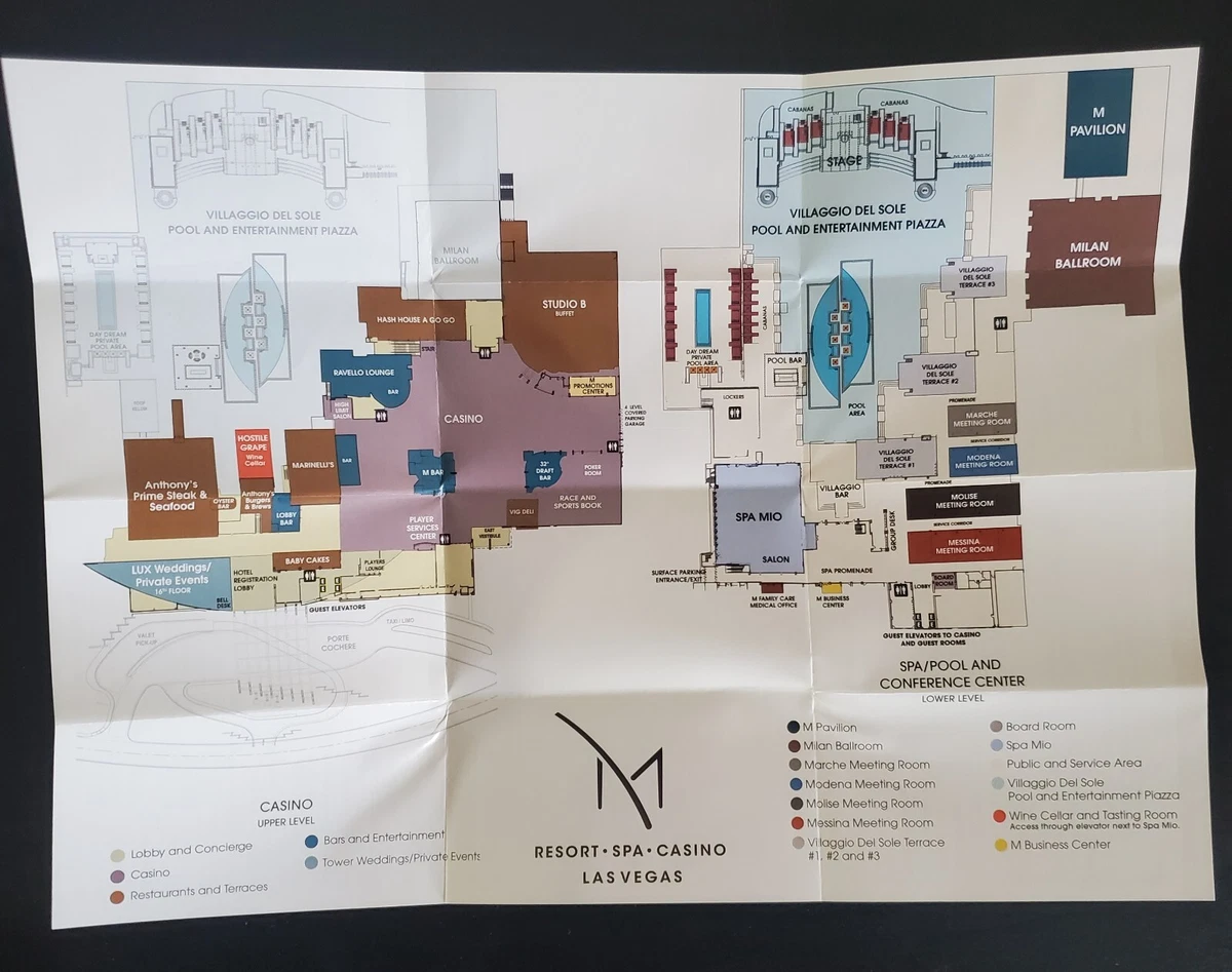 Mandalay Bay Casino Property Map & Floor Plans - Las Vegas