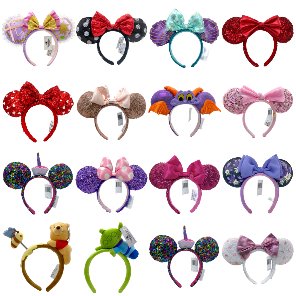 Disney Minnie Mouse Sequined Ears Headband Party Costume Accessory Gift