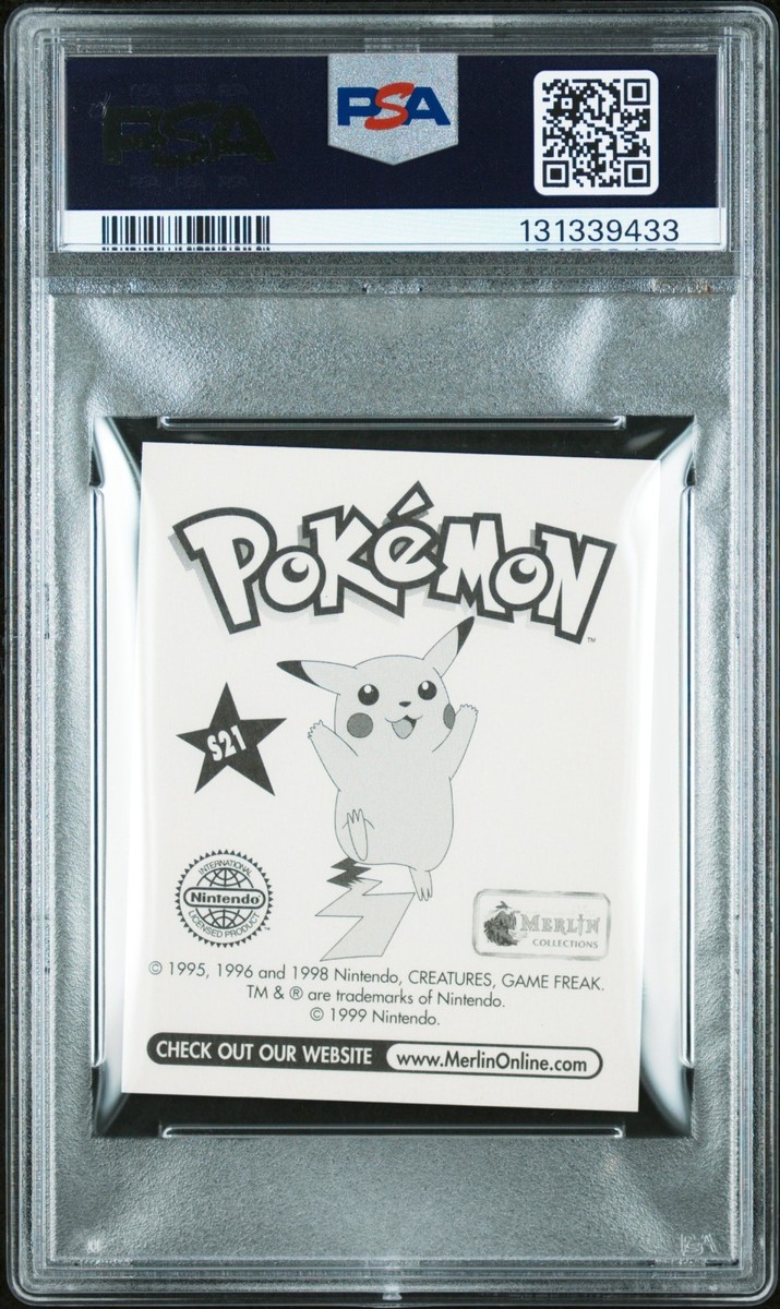 PSA 8 NM/MT 1999 MERLIN POKEMON S21 EEVEE-PRISM | eBay