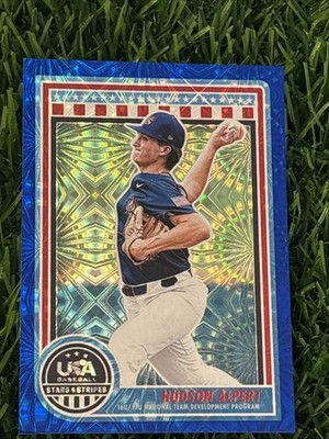 2025 Panini Stars and Stripes Blue Fireworks /75 Hudson Alpert #103