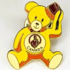 Shriners Canada Teddy Bear Lapel Pin - International - Masonic Shrine - RARE