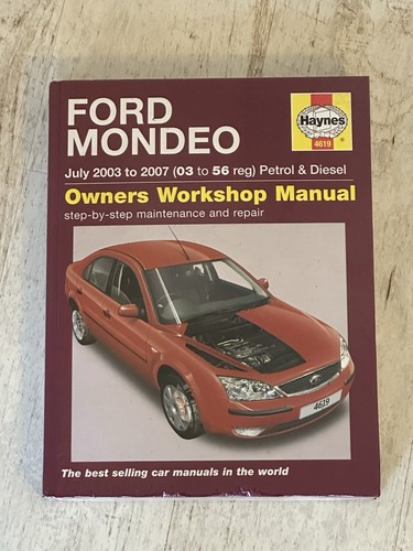 NEW - Haynes Manual 4619 - Ford Mondeo, 2003 to 2007, petrol & diesel - Picture 1 of 3
