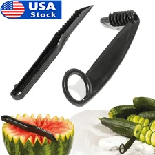 Kitchen Spiral and V-Shaped Tools, Spiral Slicer Blade Hand Slicer Cutter US