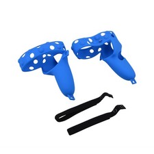 2Pcs Handle Grip Cover Silicone Nylon Strap For Oculus Quest 2 VR Controller s