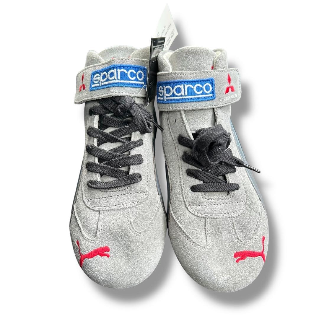 Men 8.0 US Archive Puma Sparco Speed Cat Hi Cut Gray Black
