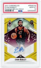 Autographed Evan Mobley Cavaliers Basketball Slabbed Rookie Card Item#14536251
