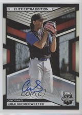 2023 Panini Elite Extra Edition Signatures Cole Schoenwetter #10 Auto yl0
