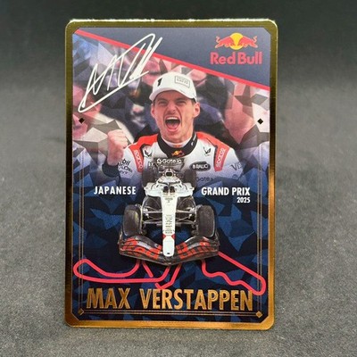 Red Bull × FamilyMart Signed Original Card ''Max Verstappen'' 2025 Japan Limited