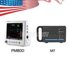 7/8 inch Patient Monitor Portable Vital Sign For ECG,NIBP,RESP,TEMP,SPO2,PR