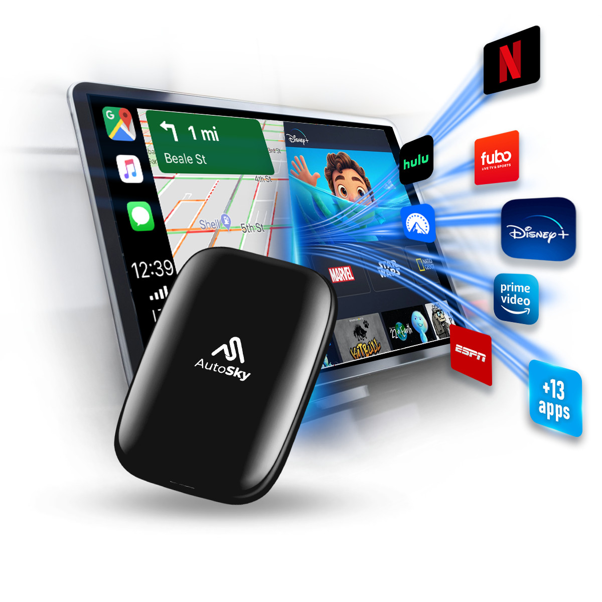 Play Ai Box Lite Flex &ndash; Wireless Carplay Adapter Netflix D