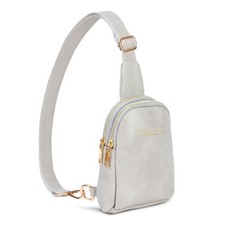 Vegan Leather Sling Bag Crossbody Fanny Pack for Women Travel Chest Bag Light...