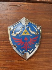 Solid Metal replica of Link  s shield From legend of Zelda. 4-1/4   x 3-1/4  