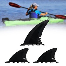 3Pcs Surfboard PVC Fins Set Replacement Professional for Beginners Hydrodynamic