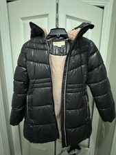 Michael Kors Girls Puffer  Heavy Weight Coat Black 10-12