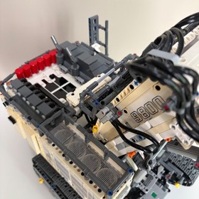 Lego Liebherr R 9800 Technic 42100 Crane Set Rc Instructions Light Kit no Box